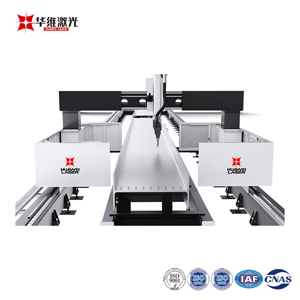 金属鋼加工用 3D CNC H ビーム レーザー切断機 12000W